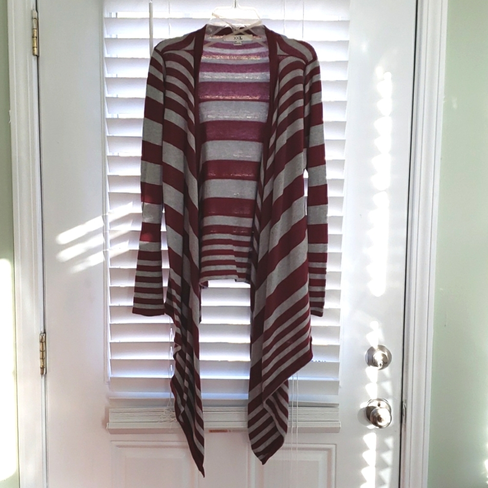 Burgundy Cardigan - Small